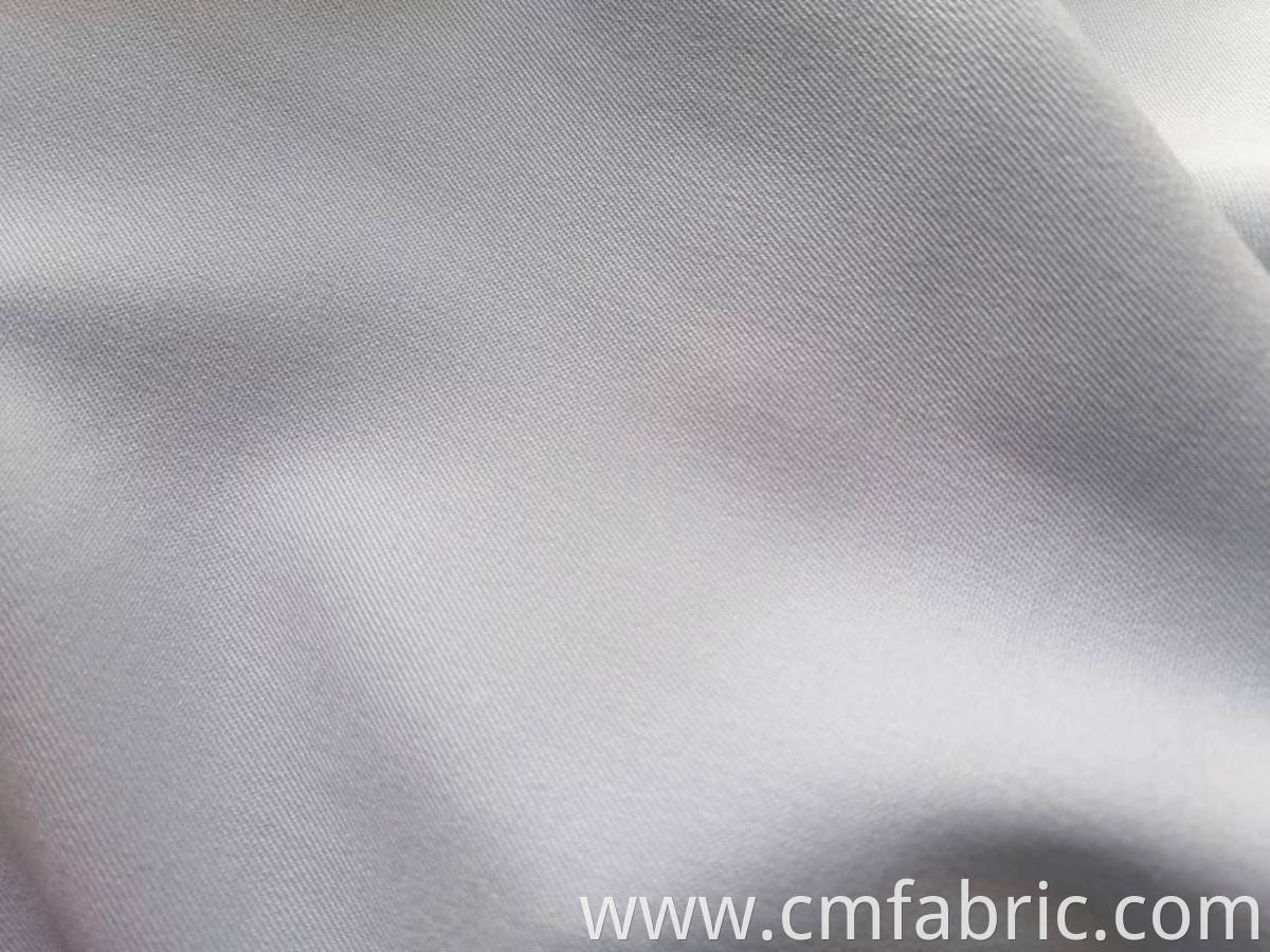 Polyester Rayon weft stretch twill faric